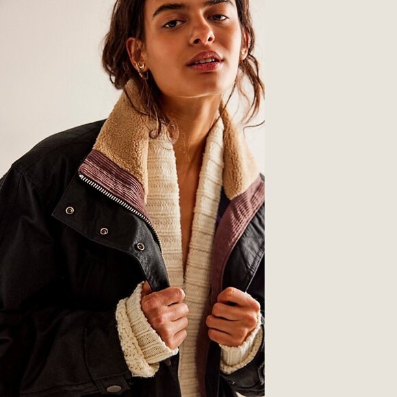 ✨HP✨Free People Juki Waxed Parka NWT - Picture 3 of 12